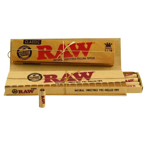 Raw King Size Papers with Tips